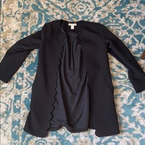 H&M scallop edge coat